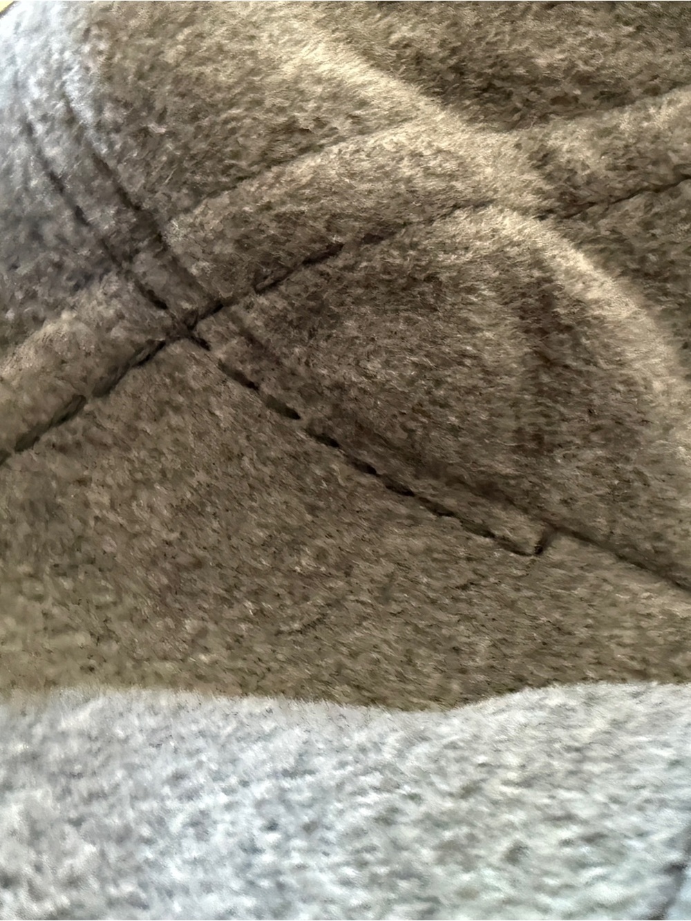 Sportmax Gray Hooded Virgin Wool Coat with Fur Trim - Picture 5 of 5